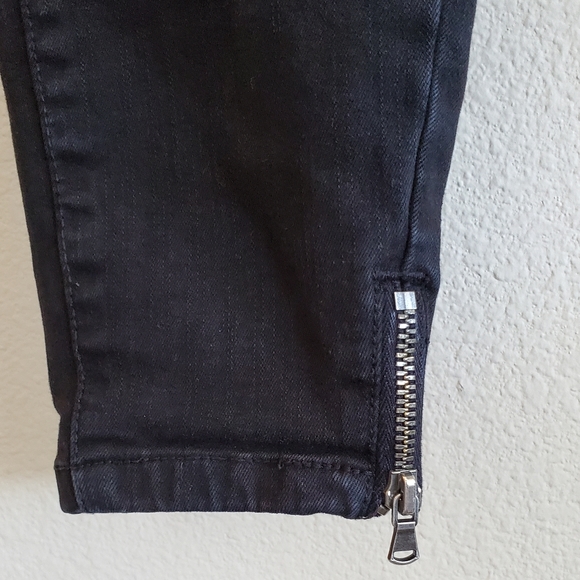 Pimkie Ankle Zip Black Skinny Jeans - Picture 7 of 13